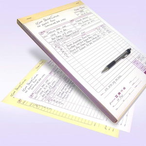 Nhà Sản Xuất Tùy Chỉnh Giấy <span class=keywords><strong>Carbon</strong></span> Bản Sao Cuốn Sách Nhận Trắng Màu Hồng Màu Xanh 1/2/3 Lớp Carbonless Giấy - Product Image 5