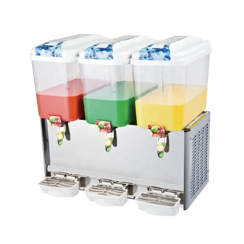 Dispensador de bebidas refrigeradas 18 litros 3 tanques