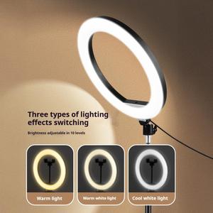 Anneau lumineux LED de 8 pouces avec support flexible pour téléphone, idéal pour TikTok, diffusion en direct, vidéo et maquillage - Product Image 4
