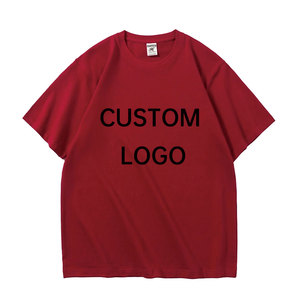 T-shirts unis en gros 280 g/m² en coton épais, personnalisables en vrac pour hommes, directement de l'usine OEM - Product Image 2