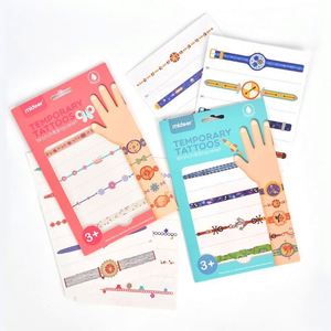 Relojes y Pulseras Infantiles Lavables con Diseño de Tatuajes Mideer MD4101 4102, Resistentes al Agua, con Pegatinas Educativas de Dibujos Animados - Product Image 1