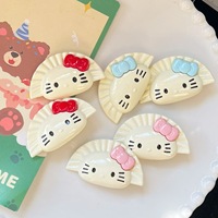10Pcs Aksesoris Casing HP 3D Kartun Buatan Tangan Campuran Bentuk Garpu Makanan Pangsit Resin Plastik Trendi Kawaii Perlengkapan Dekorasi DIY