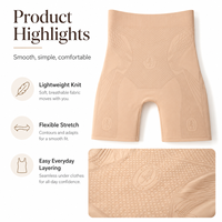 Culotte gainante taille haute pour femme, taille européenne, short de sécurité à angle plat pour le rehaussement des hanches, pour le remodelage corporel et la beauté