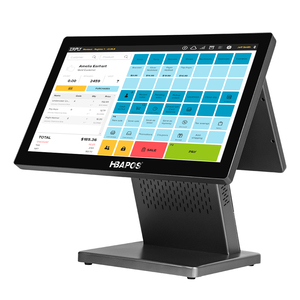 Sistema POS de Pantalla Táctil Moderno Personalizado <span class=keywords><strong>para</strong></span> Restaurantes, Terminal POS Táctil de 15.6 Pulgadas con <span class=keywords><strong>Windows</strong></span> - Product Image 1