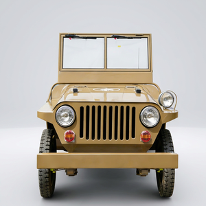 Vehículo Eléctrico Todoterreno ZOWN Vintage de 4 Ruedas y Techo Abierto para Restauración de Escenas de Parques Temáticos y Accesorio para Grabación de Películas - Product Image 1