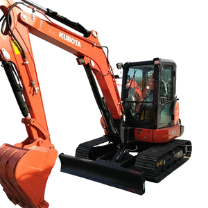 Miniexcavadora usada de segunda mano de 5 toneladas, Compacta y flexible, Kubota japonesa, en buenas condiciones, con una capacidad de 5 toneladas - Product Image 1