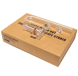 Hoge Transparantie Glazen Inlaat En Uitlaat 17Mm/17Mm Voor <span class=keywords><strong>Aquarium</strong></span> Plant Tank - Product Image 1