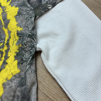 T-shirts personnalisés avec impression graphique Real Tree, en coton gaufré lourd, t-shirt à manches longues double couche camouflage personnalisé