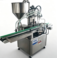 Machine de remplissage SIPUXIN à double tête avec pompe à engrenages servo pour crème et pâte cosmétiques, avec fonction de chauffage
