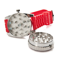 Montre élégante pour homme en métal Yufan, vente chaude, moulin à tabac, vente en gros, moulin à herbes créatif
