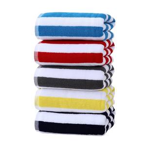 Stock 100% cotone strisce mare personalizzato colore formato filato blu giallo rosso grigio nero bianco strisce 70x150 75x152 75x180cm - Product Image 1