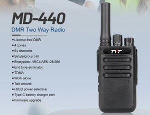 Tyt MD-440 giấy phép miễn phí nhỏ mini kinh doanh Walkie talkies không dây 2 <span class=keywords><strong>Way</strong></span> 2 <span class=keywords><strong>way</strong></span> Radio Long Range thông tin liên lạc Radio rt22 - Product Image 2