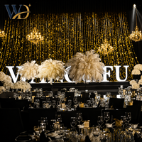 Rideau de fond en acrylique de luxe avec perles et sequins pour décoration de scène de mariage, plafond et événements festifs