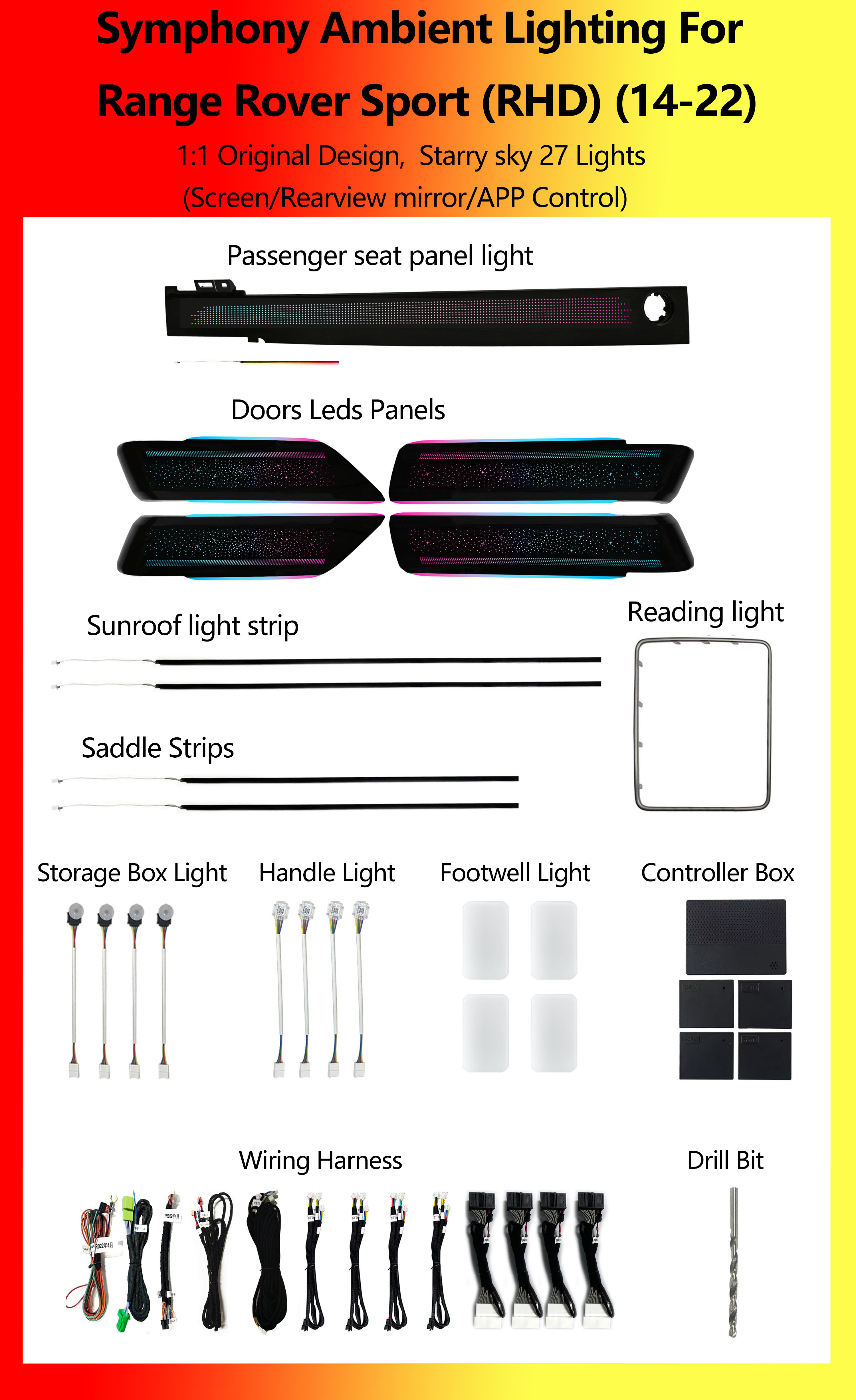 เรนจ์ โรเวอร์ สปอร์ต สตาร์รี่ สกาย ซิมโฟนี 27 ไฟ