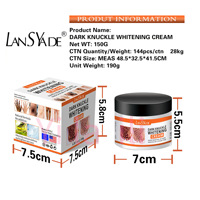 Crème pour les mains et le corps hydratante, éclaircissante et raffermissante anti-noircissement des articulations, best-seller, 150g