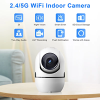 Grosir Cctv kamera keamanan nirkabel deteksi gerakan 2.4Ghz dan 5Ghz WiFi kamera pintar dalam ruangan rumah