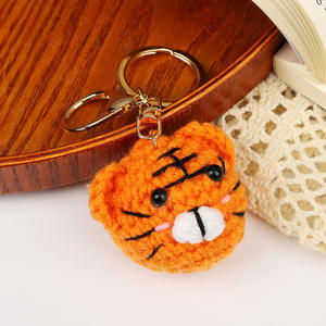 Handmade Crochet động vật Mặt dây chuyền <span class=keywords><strong>Keychain</strong></span> dễ thương và sáng tạo phim hoạt hình mô hình sang trọng Móc khóa đồ chơi - Product Image 4