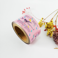 Feuille d'aluminium en plastique personnalisée, emballage instantané de bâton de poudre de thé Matcha, emballage automatique en Sachet, rouleau de Film