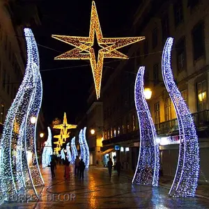 Outdoor Led 3d Street Decoratieve Verlichting Motief Voor Kerst En Pasen Voor Landschap Bruiloft Decoratie Rgb Emitting Kleur