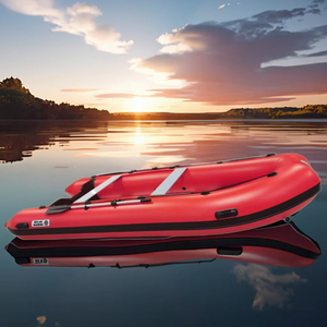 Bateau gonflable portable de 200 cm pour la pêche, le rafting et le camping en plein air, kayak adapté aux aventures en extérieur, pour 2 personnes - Product Image 3