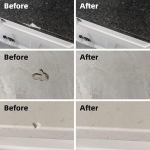 Kit di Riparazione per Piastrelle da Bagno Bianche, per Smalto, Fibra di Vetro, Acrilico, Porcellana, Ceramica, <span class=keywords><strong>Marmo</strong></span>, Granito, Ammaccature, Crepe, Fori - Product Image 3