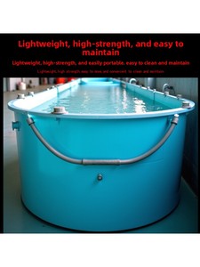 Tanque de Peixes em Fibra de Vidro Personalizável para Criação de Mudas, Modelo Quadrado de Formato Especial para Uso Externo, Processado à Mão, Modelo SR-05 para Camarões e Tartarugas - Product Image 3