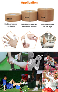 Personnalisable 7.5 cm x 5M Bandages de Sport Élastiques Cohésifs Kinésiologie <span class=keywords><strong>K</strong></span> Bande pour Lifting du Visage Ruban de Sport Personnalisable - Product Image 4