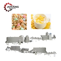 CE-gecertificeerde lijn voor de verwerking van gematteerde suiker-gevulde maïsflakes, productiemachine voor ontbijtgranen, extruders