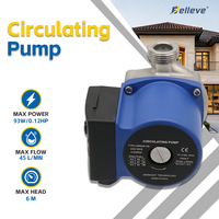 Pompe de circulation électrique automatique centrifuge pour douche à eau chaude, surpresseur de pression d'eau