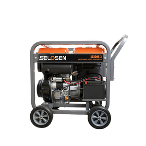 เครื่องกำเนิดไฟฟ้าแบบพกพาขนาดเล็ก 8.5kva 9kw พร้อมรถพ่วง 9000w 8.5kw 9kva เครื่องยนต์สูบเดียว สำหรับ 230V/400V รุ่น Generator-10200S-3 - Product Image 5