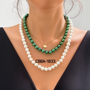Colliers de perles CBBA-1833 élégants et luxueux pour ajouter une touche d'élégance à votre tenue - Product Image 2