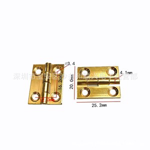 Brass <b>Door</b> <b>Hinge</b> 1 Inch 4 Hole 180 Degree Industrial Grade For <b>Door</b> And <b>Window</b> Applications - Product Image 4