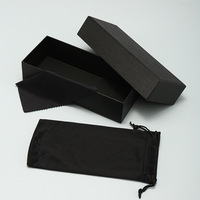 Boîtes rigides de luxe personnalisées en carton pour lunettes, lunettes de soleil et montres, avec finition mate, doublure en éponge, recyclables, gaufrage, pour cadeaux