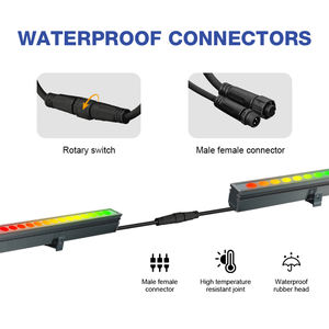 جودة عالية خارجي IP66 مقاوم للماء 18 واط 24 واط 36 واط RGB غسالة ضوء مبنى معماري مصباح خط الإضاءة - Product Image 5