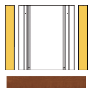 Cadre de montage en aluminium et acier inoxydable pour toit incliné, finition anodisée pour application de collecteur solaire pour carport - Product Image 1