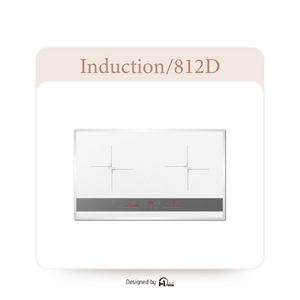 H-one ビッグパワーパネル クリスタルブラック シングルエンドドライブ アルミコイル 2バーナー 3.9Kw 電磁調理器 グラナイトカウンタートップ用 - Product Image 1