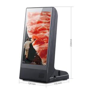 New nhỏ LCD nhà hàng thanh khách sạn bảng đứng kỹ thuật số menu quảng cáo quảng cáo hiển thị Máy nghe nhạc thiết bị máy thiết bị