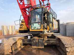 เครนตีนตะขาบแบบใช้แล้ว Sany 75T รถเครนตีนตะขาบ SCC750A-6ผลิตในประเทศจีน - Product Image 6