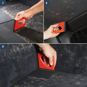 Herramienta eficaz para eliminar el pelo de las mascotas, 1 pieza, elimina eficazmente el pelo de animales de los asientos del coche y la tapicería - Product Image 4