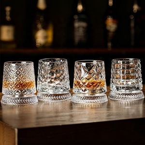 Verres <span class=keywords><strong>à</strong></span> <span class=keywords><strong>whisky</strong></span> rotatifs en <span class=keywords><strong>cristal</strong></span> de luxe personnalisés, gravés au diamant, <span class=keywords><strong>verre</strong></span> <span class=keywords><strong>à</strong></span> <span class=keywords><strong>whisky</strong></span> tournant - Product Image 6