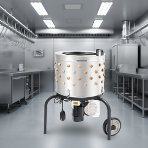 Plumeuse à volaille de 20 pouces de diamètre, moteur 500W, 280 tr/min, 108 doigts souples, équipement d'abattage, modèle haute productivité - Product Image 2