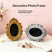 Cadre photo magnétique en plastique de style européen classique, aimant de réfrigérateur le plus vendu, ornement de décoration intérieure, article cadeau