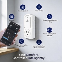 Termostato Doméstico con Sensor Remoto, Controlador de Temperatura de Alta Sensibilidad, Enchufe Inteligente para Calefacción por Suelo Radiante