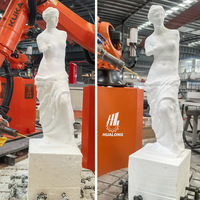 Machine de Gravure Robotique HUALONG Machinery à 7 Axes, Routeur CNC à Bras Robotique KUKA pour Sculpture de Pierre et Marbre 3D