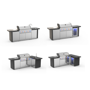 Brûleurs de barbecue commerciaux préfabriqués DIY pour cuisinière à flamme, inserts d'appareils de cuisine extérieure, armoire d'évier de cuisine extérieure - Product Image 4