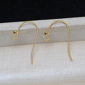 Handmade 10-Pairs 925 Silver Ball Ear <b>Hooks</b> Shaped 20mm Bead <b>Earrings</b> with Empty Tray Simple Accessory Design - Product Image 2