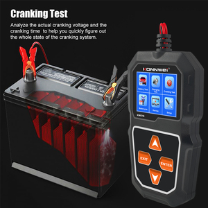 Fabrik Großhandels preis KONNWEI KW218 12V Auto Batterie tester 6V & 12V Motorrad Batterie analysator - Product Image 3