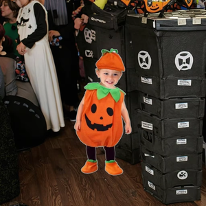Disfraces <span class=keywords><strong>de</strong></span> Halloween para niños <span class=keywords><strong>de</strong></span> Halloween Cute Pumpkin Baby Outfit <span class=keywords><strong>con</strong></span> vestido para actuaciones - Product Image 4