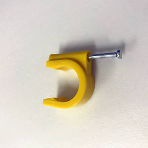 Yellow Color PEX <strong>Pipe</strong> <strong>Clip</strong> with Nail 16mm 20mm <strong>25mm</strong> 32mm for Water and Gas Systems - Product Image 2