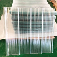 Plaques de toiture transparentes en FRP / Plaque d'éclairage transparente en plastique renforcé de fibres de verre / Tuile de toiture anti-corrosion